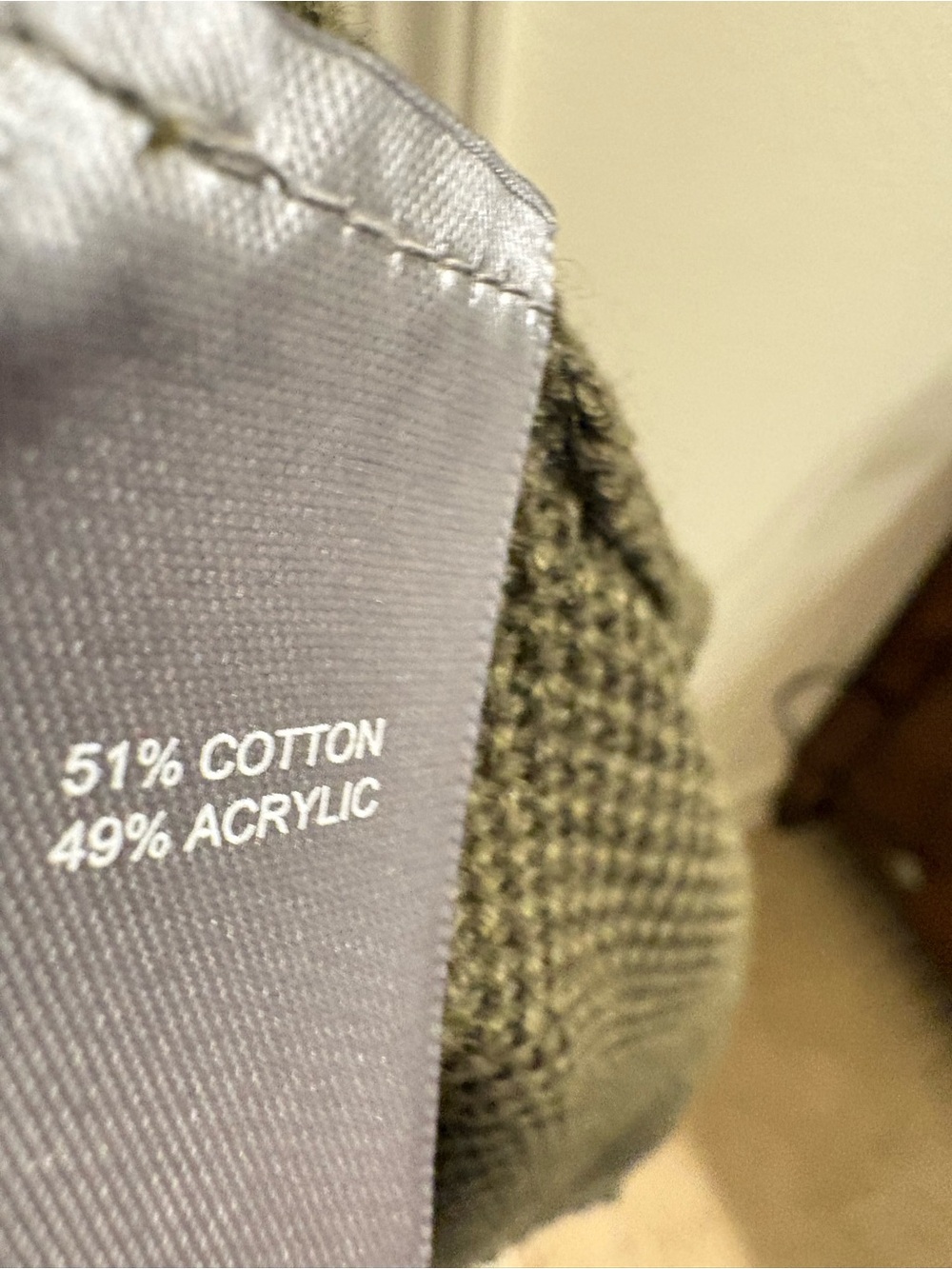 Marled Olive Ribbed Open-Front Cardigan - Picture 4 of 4